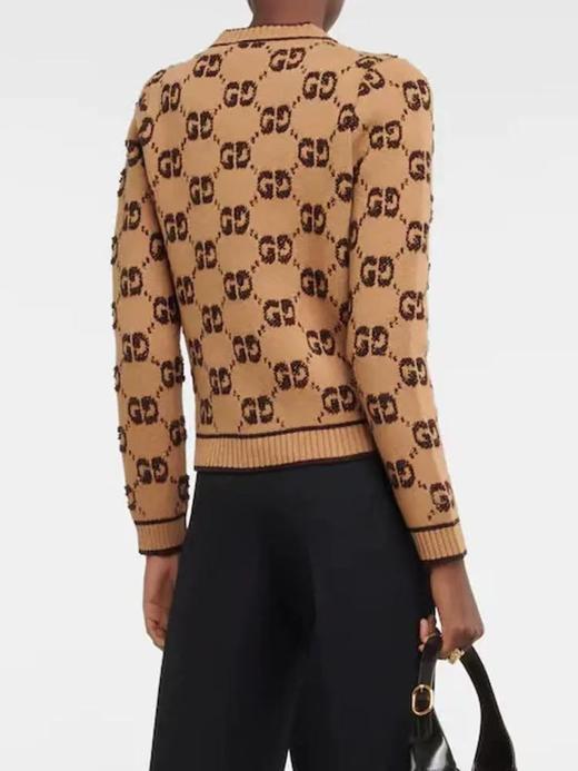 GUCC*I经典提花针织毛衣开衫 商品图2