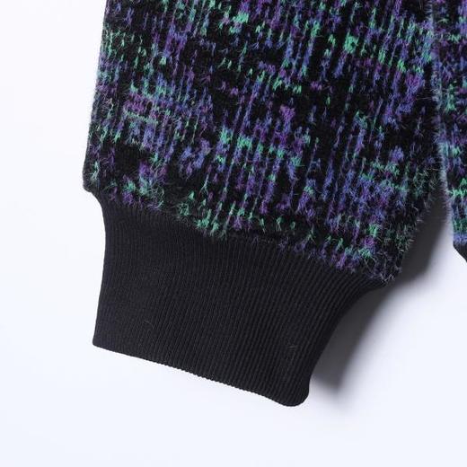 WT359SDSA秋冬新款痞帅男装时尚绒毛撞色拉链立领连帽卫衣开衫百搭 商品图4