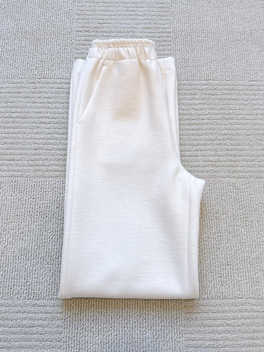 1220-7 极限特惠24H 神裤 ep女士螺纹空气层 直筒休闲裤 奶呼呼奶芙裤 商品图10