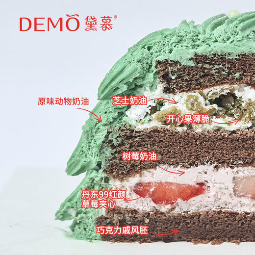 星愿圣诞树·莓果开心果薄脆蛋糕|Christmas tree 商品图1