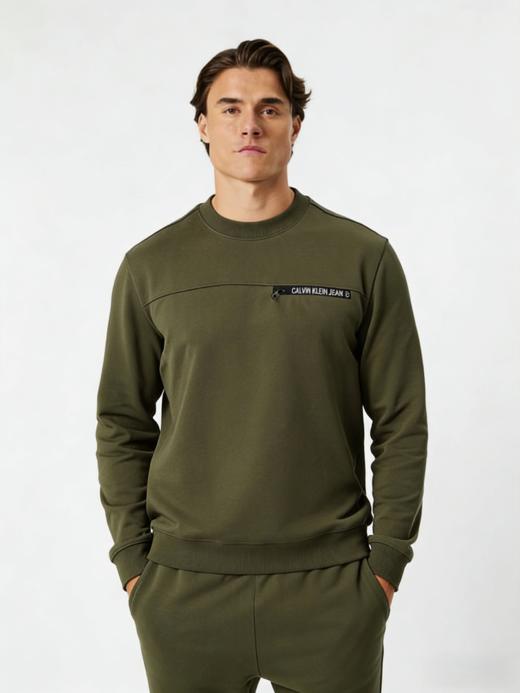 西K 元单 毛圈薄圆领卫衣 WY009 商品图0