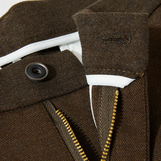 【 含羊毛】圣得西男士休闲松紧长裤2025年冬季弹力舒适休闲裤 商品图12