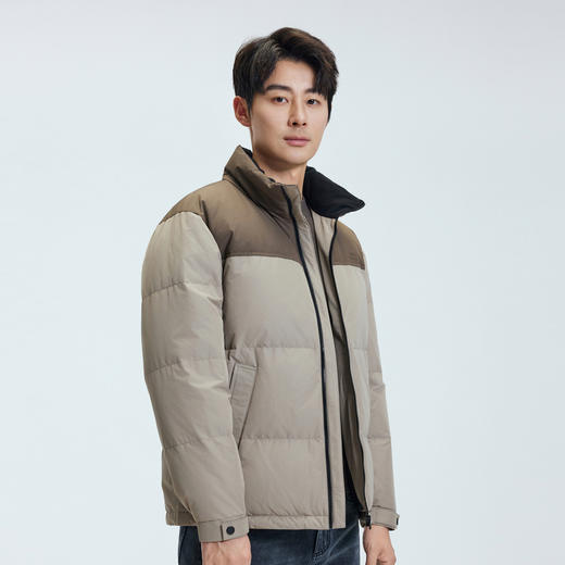 【新国标&商场同款】圣得西2025冬季新款保暖羽绒服撞色面包服男 商品图3