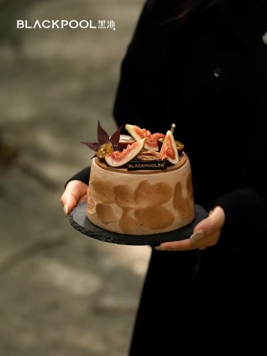 栗子无花果轻甜奶油蛋糕（实心款） | 黑池 商品图0