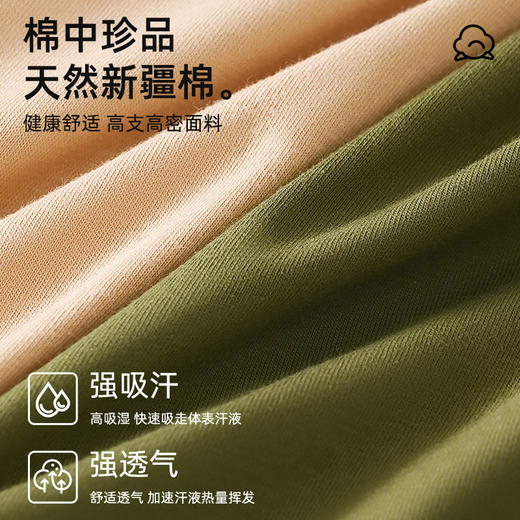 男士内裤男纯棉大码石墨烯抗菌平角裤男生四角裤 商品图2