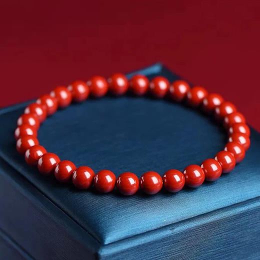 招财纳福平安转运朱砂串珠手串-159144807 商品图0