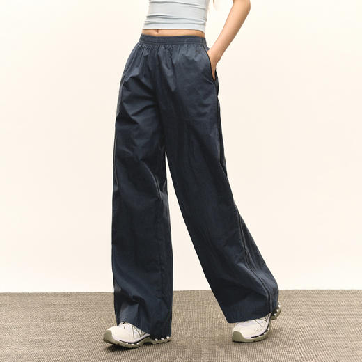 Ariseism 美式复古设计感宽松阔腿休闲裤女秋冬新款长裤子 商品图1