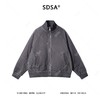 2540400SDSA男士秋冬新款痞帅男装潮牌时尚做旧磨边立领羽绒服外套百搭 商品缩略图1