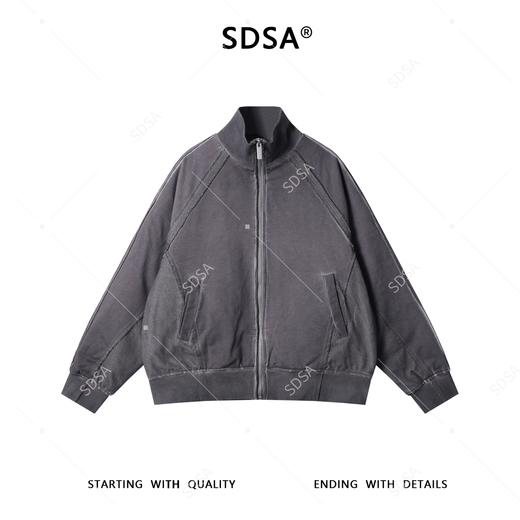 2540400SDSA男士秋冬新款痞帅男装潮牌时尚做旧磨边立领羽绒服外套百搭 商品图1