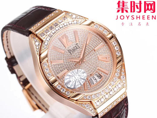 伯爵POLO系列满天星，震撼上市。腕表一共采用564颗施华洛世奇美钻，枕形表壳镀18k真金。 商品图4