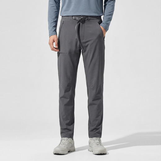 【易打理】圣得西2025年冬季男款中腰通勤休闲裤加绒保暖直筒长裤 商品图10