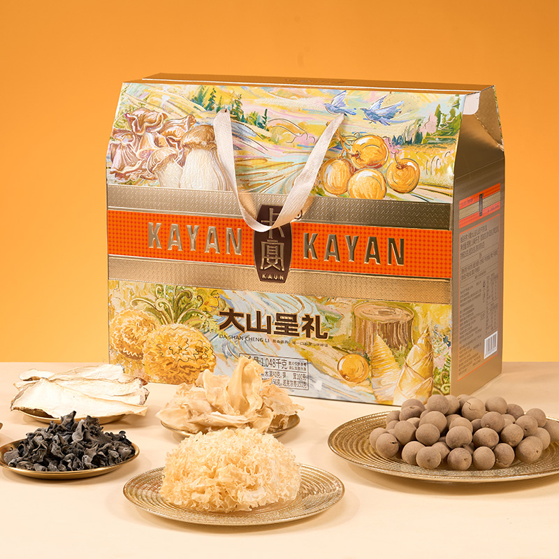 卡宴大山呈礼山珍干货礼盒1048g