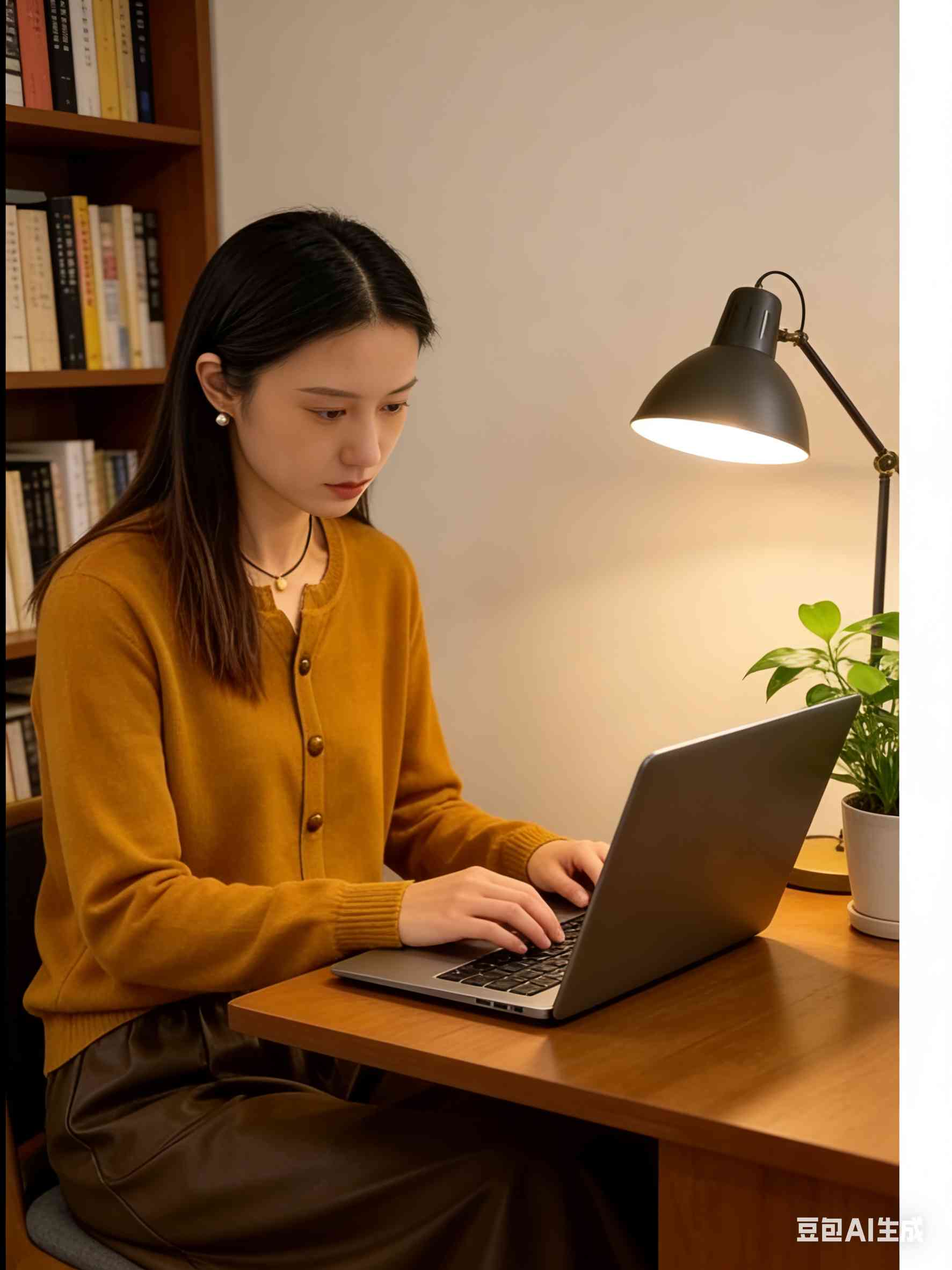 福利款  385852剪刀领羊毛针织套头衫