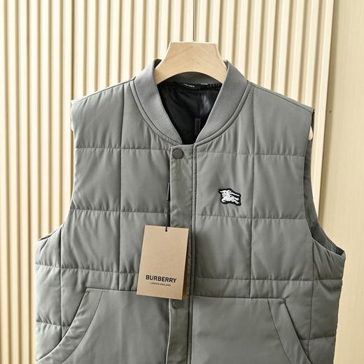 芭宝莉2025秋冬季男士防水纯色棒球领休闲保暖羽绒背心马甲外套 商品图6