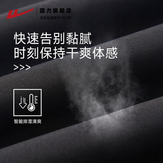 回力冰丝短裤男夏季2025新款薄款透气休闲五分裤男训练运动短裤男 商品图3