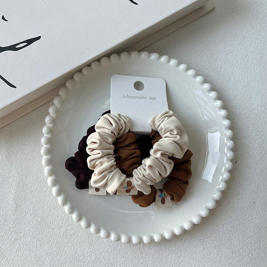 磨毛贴标组合发圈（3根）-纪念日百货门店同款167044355 商品图4