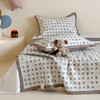 全棉双层纱ins风床盖三件套 四季可用三层夹棉床盖 商品缩略图5