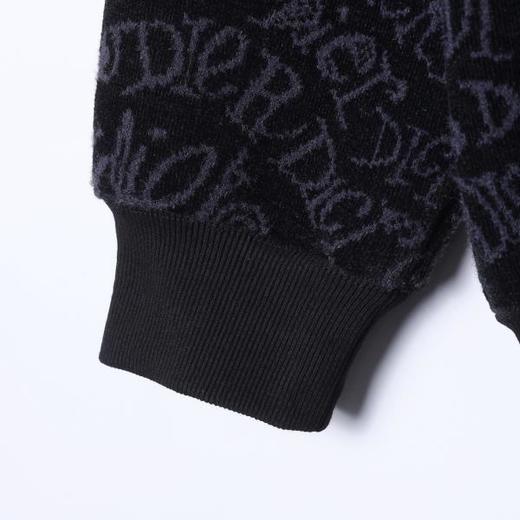 WY1532SDSA男士秋冬新款痞帅男装美式提花字母半拉链立领连帽卫衣百搭 商品图4