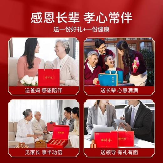 固本堂西洋参补品西洋参片传统滋补品送父母礼盒装礼品实用中秋节 商品图2