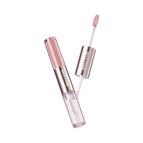 【NEW】Mistine蜜丝婷双头唇釉镜面水光唇蜜不沾杯唇油唇泥口红，打造持久不沾杯的完美妆效。