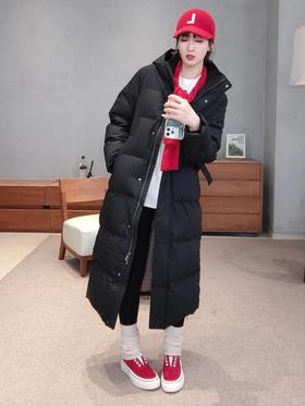 【高品质私服】【IC长款立领连帽羽绒服】触感细腻，富有弹性，精致光滑G1605-CC【无标出货 介意慎拍】