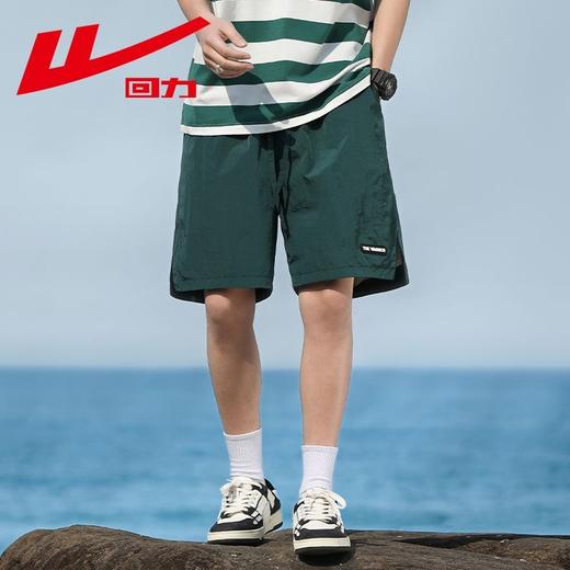 回力速干短裤男夏季防泼水沙滩短裤男士宽松运动户外机能工装短裤 商品图9