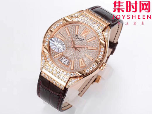 伯爵POLO系列满天星，震撼上市。腕表一共采用564颗施华洛世奇美钻，枕形表壳镀18k真金。 商品图3