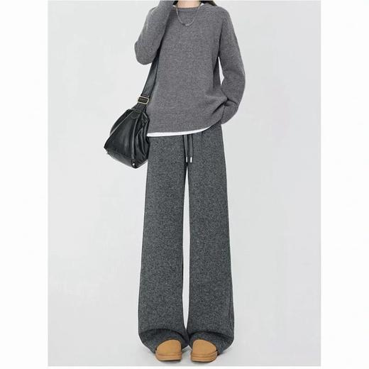 秋冬女款阔腿裤 | 柔软垂坠、暖糯亲肤、遮胯显瘦、秋冬穿搭既时髦又舒适【HZ】 商品图6