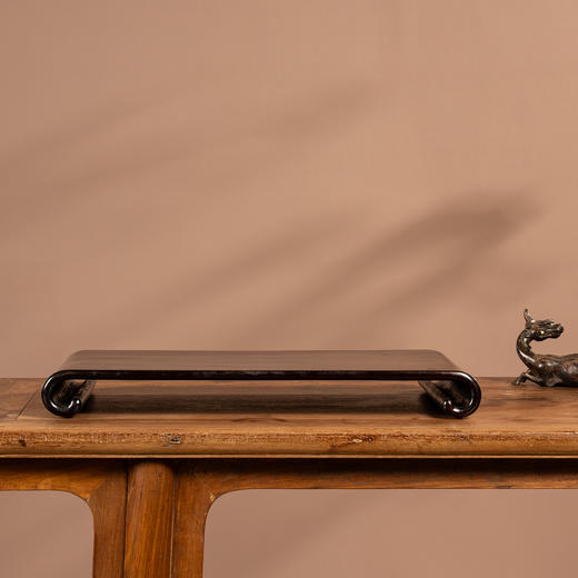 清	红木书卷式案上几器座 商品图3