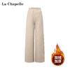 会员福利【500g高克重】拉夏贝尔/La Chapelle过年王炸裤！一条顶两条冬季加绒直筒显瘦休闲裤 商品缩略图1