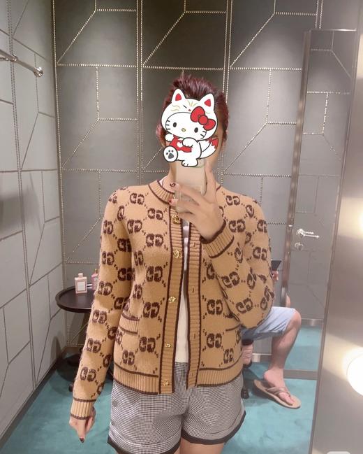 GUCC*I经典提花针织毛衣开衫 商品图10