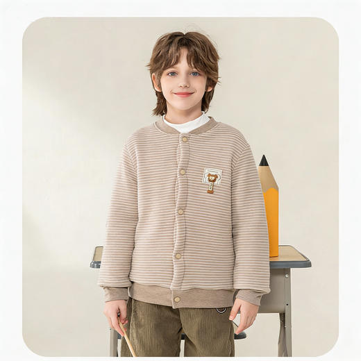 【秒杀】羊毛布立领对开三层棉袄 商品图3