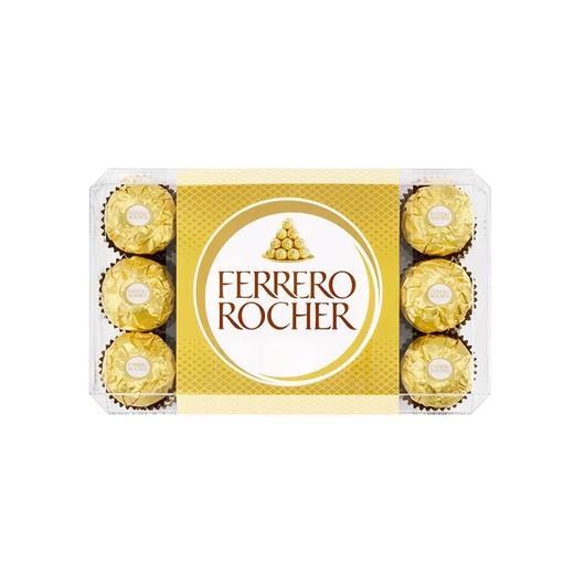 【超市】费列罗 榛果威化巧克力制品 375g(30粒)/盒 商品图0