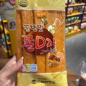 板栗味面筋条110g 놀부명과 꿀밤맛쫀디기110g