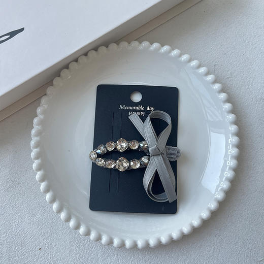 轻奢系带钻夹发夹-纪念日百货门店同款167295533 商品图2