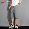 回力冰丝七分裤子男夏季宽松薄款7分裤过膝运动休闲直筒弹力短裤 商品缩略图3