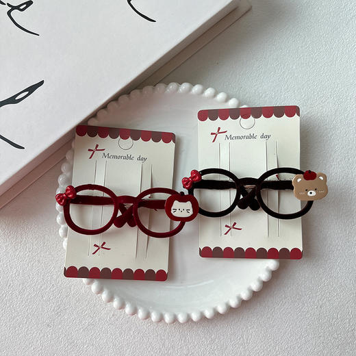 植绒眼镜发夹-纪念日百货门店同款168243313 商品图2