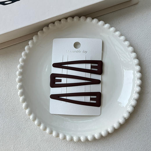 磨砂三角BB夹基础组合夹（3个）-纪念日百货门店同款167395278 商品图2