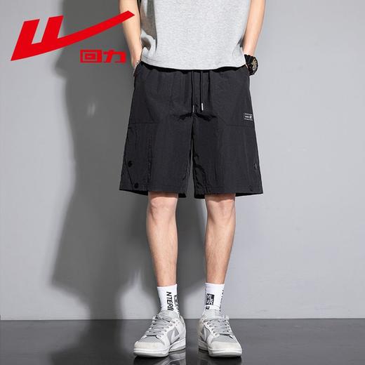 回力冰丝工装短裤男士夏季运动透气薄款美式宽松休闲五分裤子 商品图2