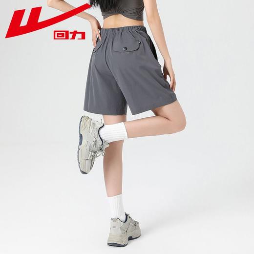 回力冰丝工装短裤女2025夏季新款美式高街复古宽松薄款运动阔腿裤 商品图3