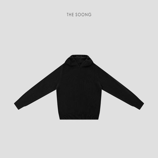 THESOONG"暖感帽衫"纯绵羊毛细腻保暖肌理感连帽毛衣HBMY8236 商品图4