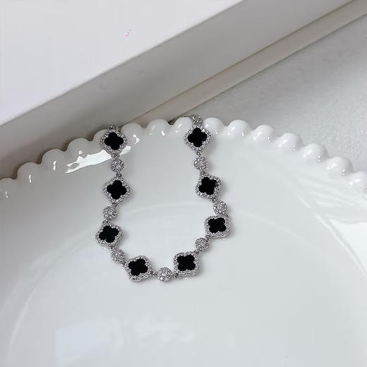 简约精致日常佩戴四叶草幸运手链-纪念日百货门店同款167098126 商品图3