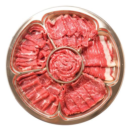 春节三拼薄片组合 600g/盒  牛肉 商品图1