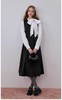 香*同款灰色波点含羊毛收腰法式无袖背心裙 商品缩略图0