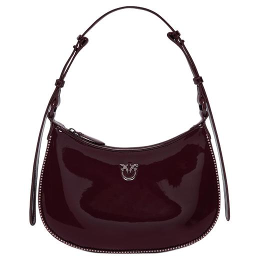 【新品上新 限时特惠】PINKO  Half Moon系列 品牌徽标拉链开合新月包 商品图2