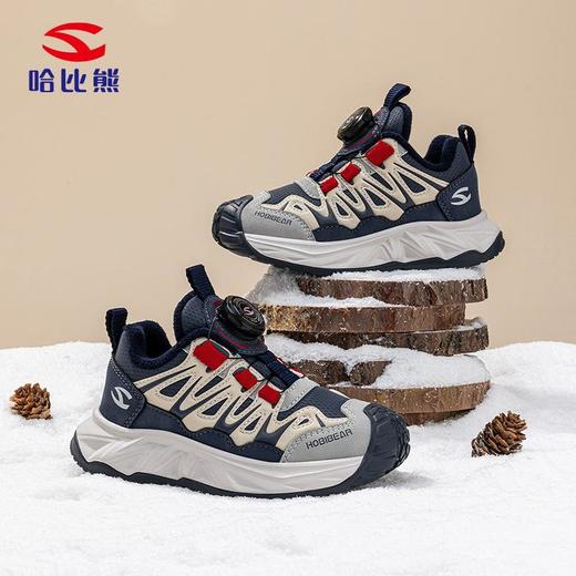 哈比熊加绒冬季儿童二棉保暖运动鞋户外男女童校园跑步鞋 商品图3