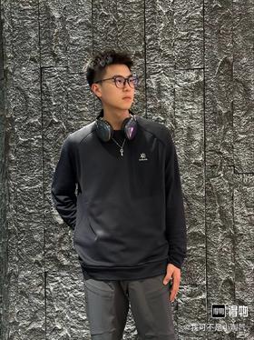 凯乐石男款保暖户外运动登山徒步长袖抓绒套头衫