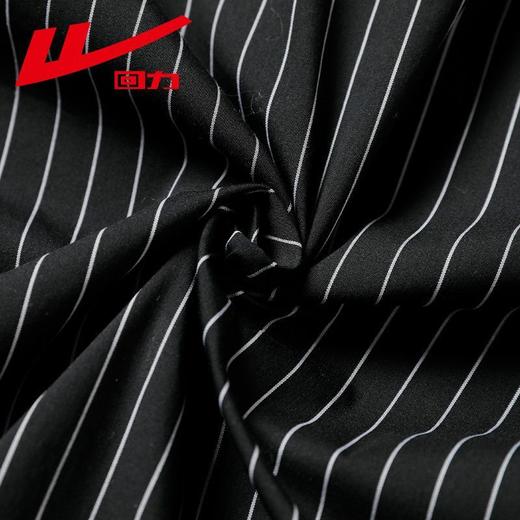 回力夏季短袖衬衫男条纹薄款黑色夏天寸衫痞帅外套高级感休闲上衣 商品图3