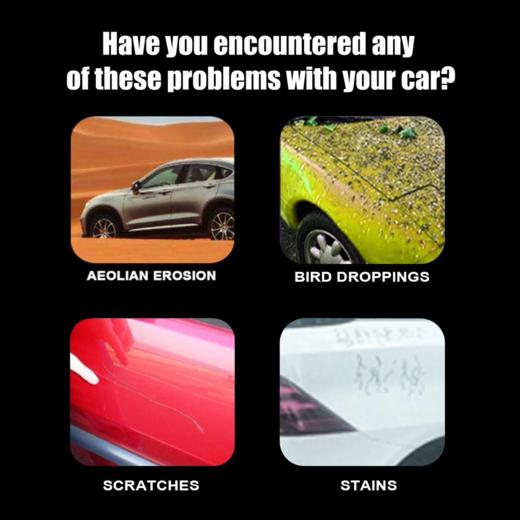 【1盒2瓶】美国 高防护三合一汽车镀膜喷雾 清洁污渍 防油疏水 100ml*2 商品图4