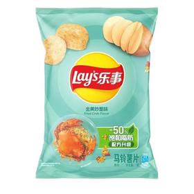 【超市】百事食品乐事 金黄炒蟹味原切马铃薯片 70g/袋
